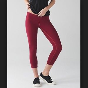 Lululemon Wunder Under Crop III Reversible